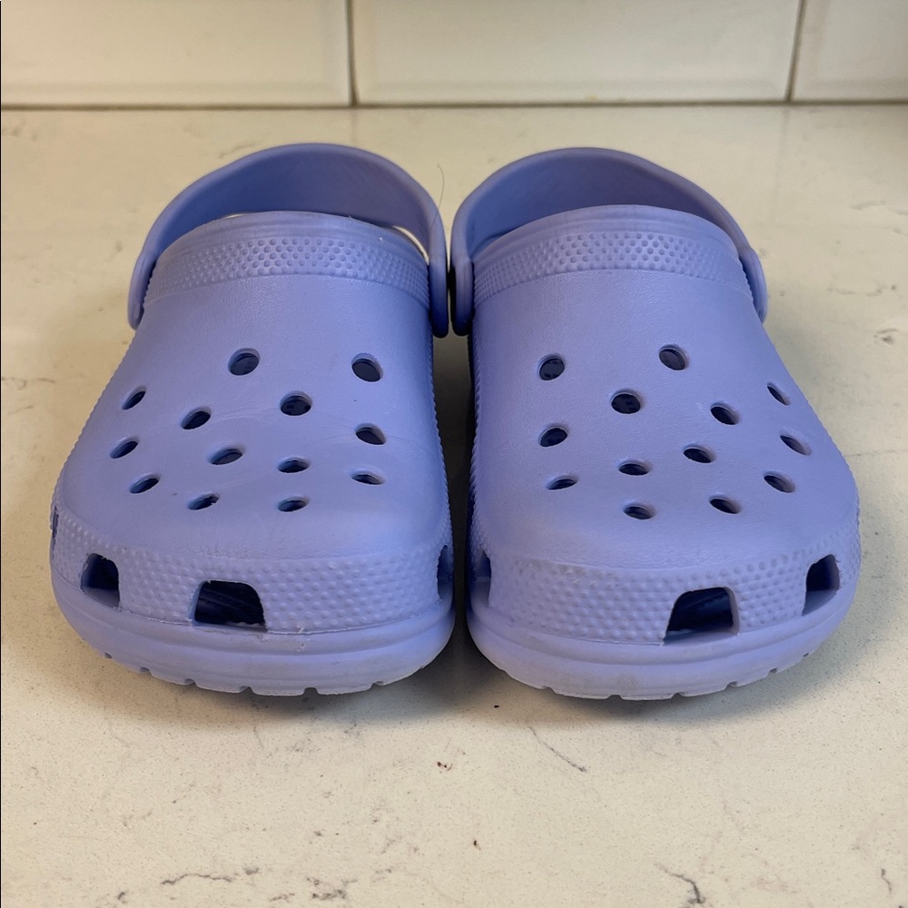 Crocs Kids' Classic Clog 206991 Purple Size 2 Junior - Picture 3 of 17